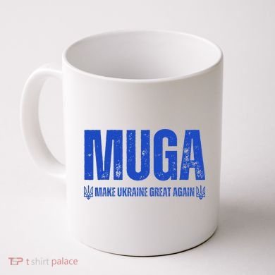 Muga Make Ukraine Great Again Support Coffee Mug