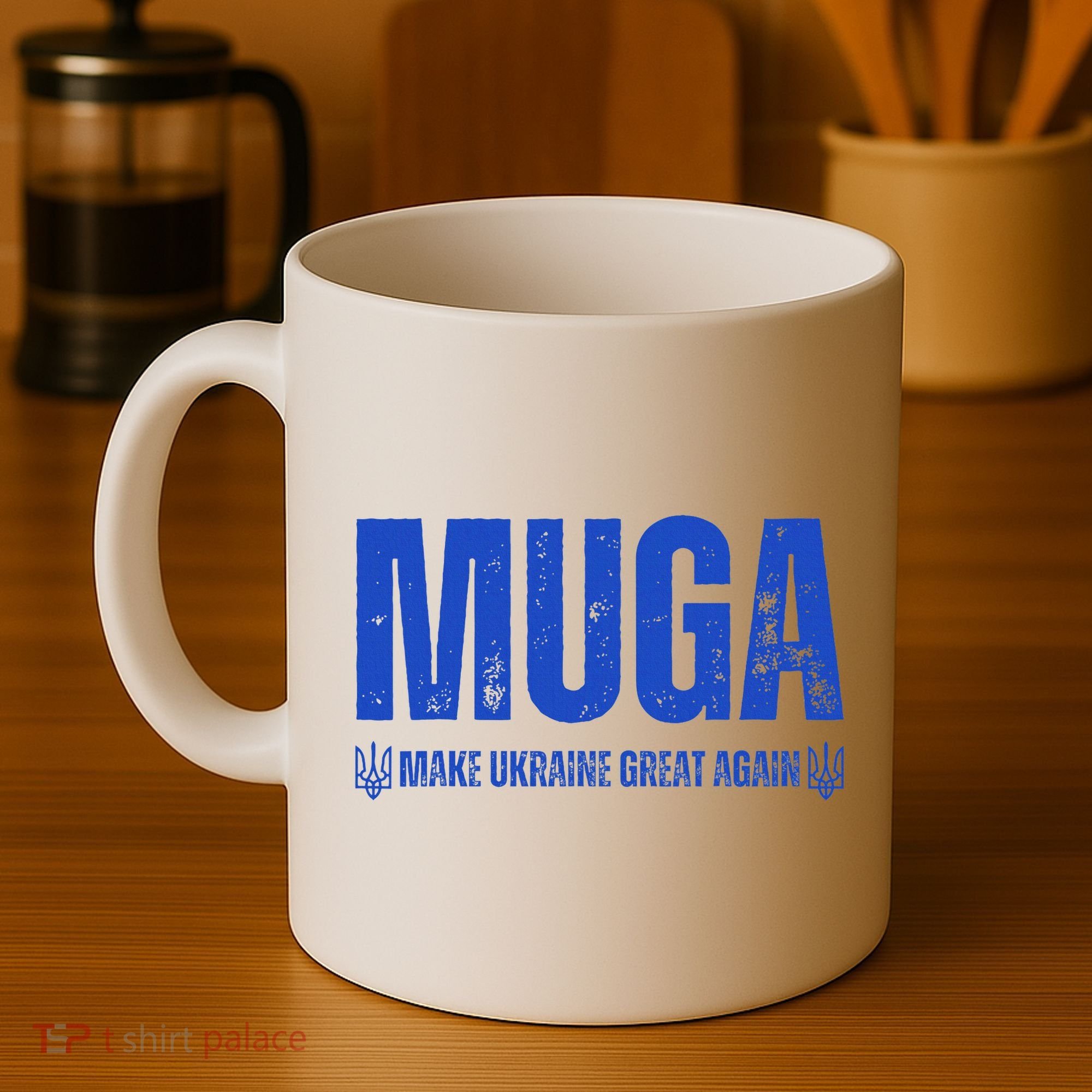 Muga Make Ukraine Great Again Support Coffee Mug