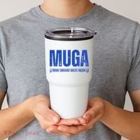 Muga Make Ukraine Great Again Support Tumbler thumb 2