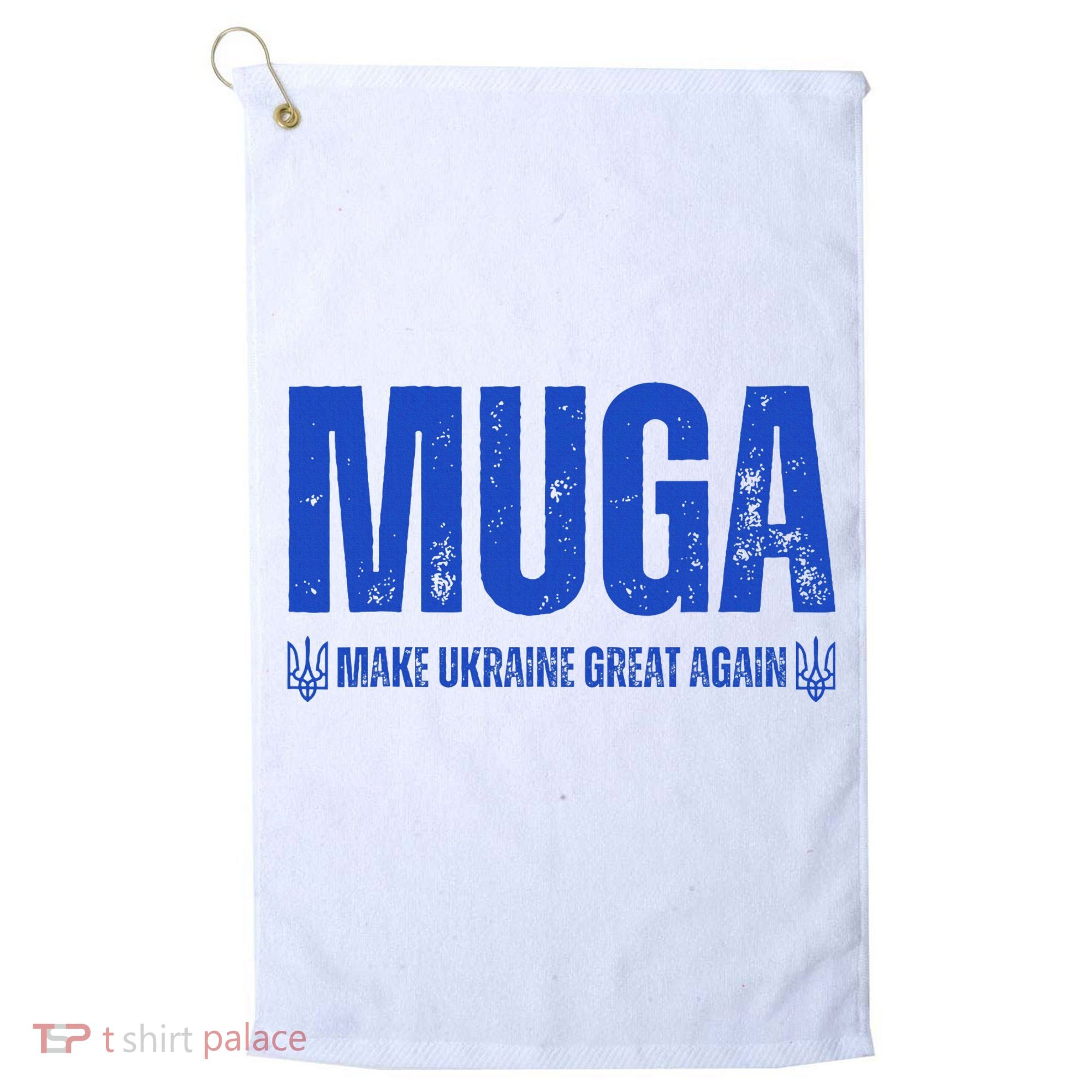 Muga Make Ukraine Great Again Support Golf Towel