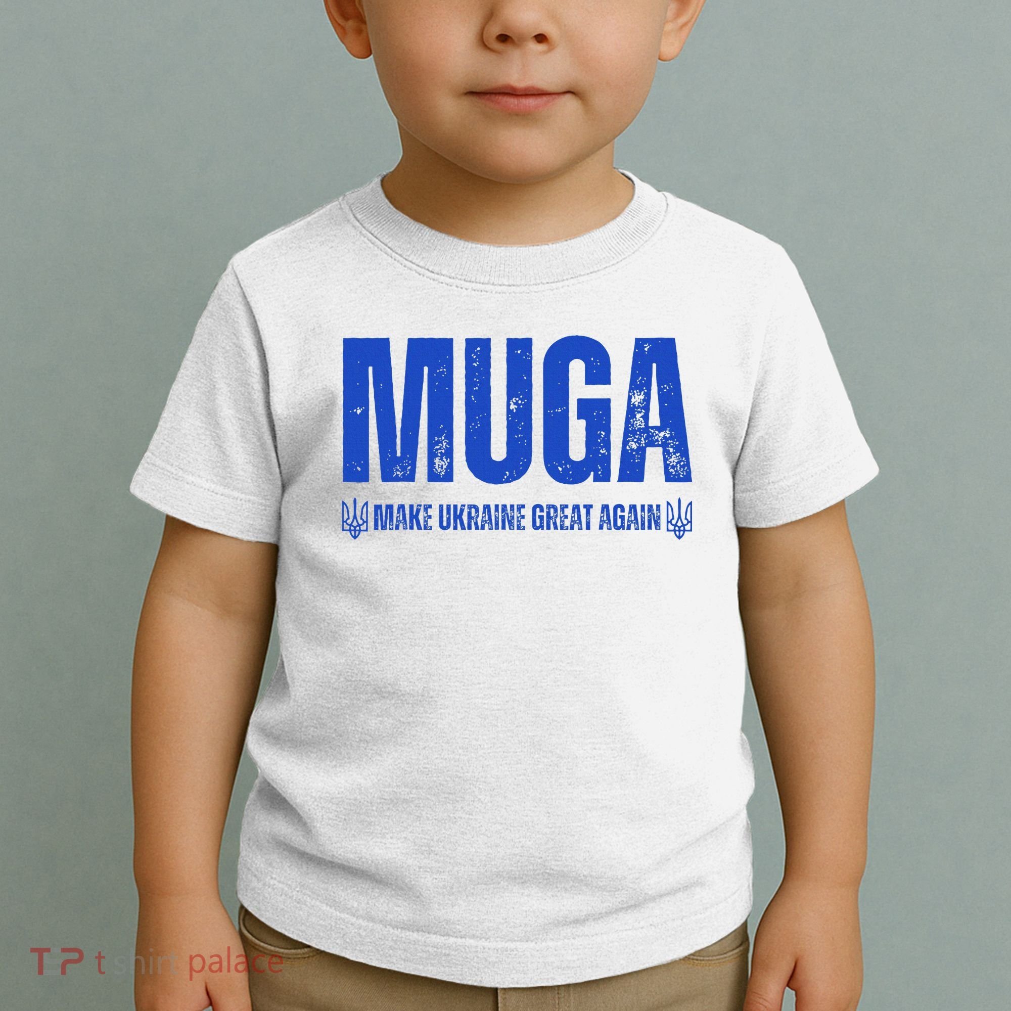 Muga Make Ukraine Great Again Support Toddler T-Shirt