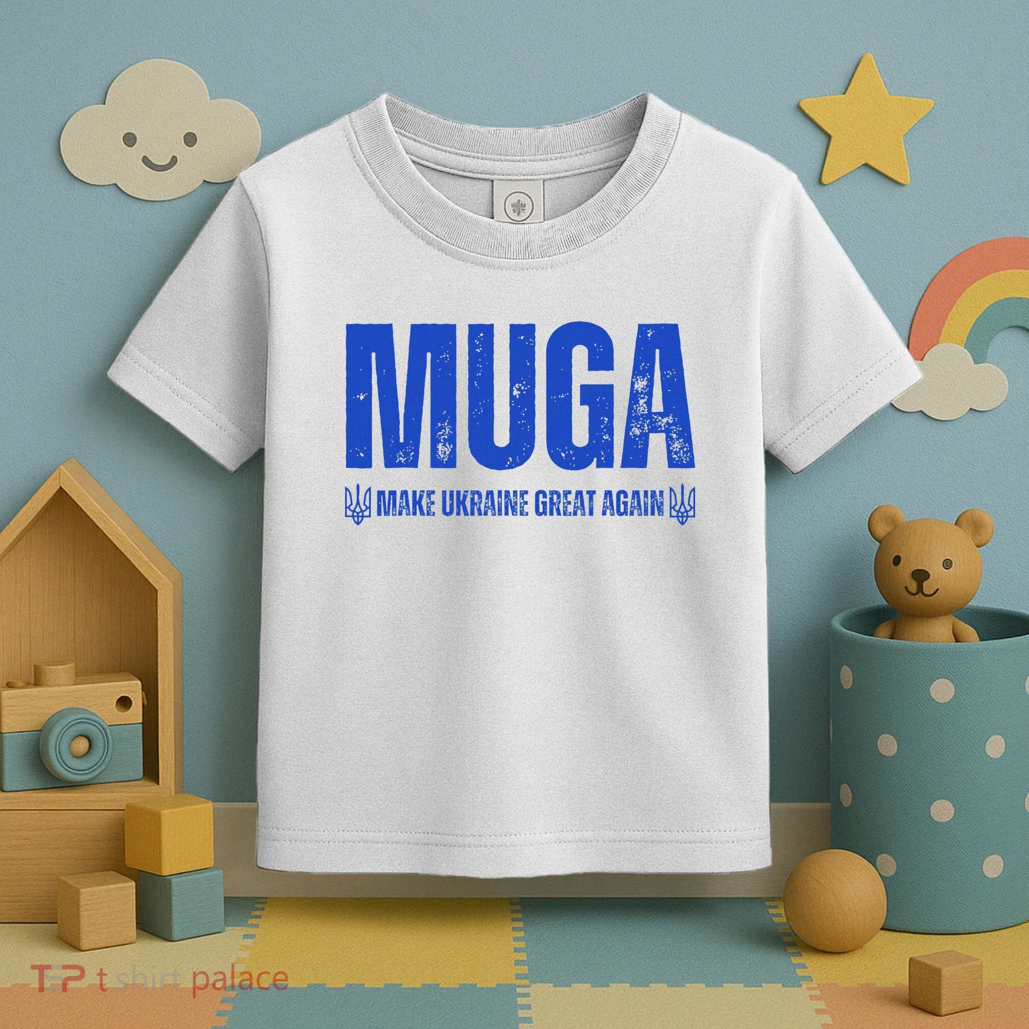 Muga Make Ukraine Great Again Support Toddler T-Shirt