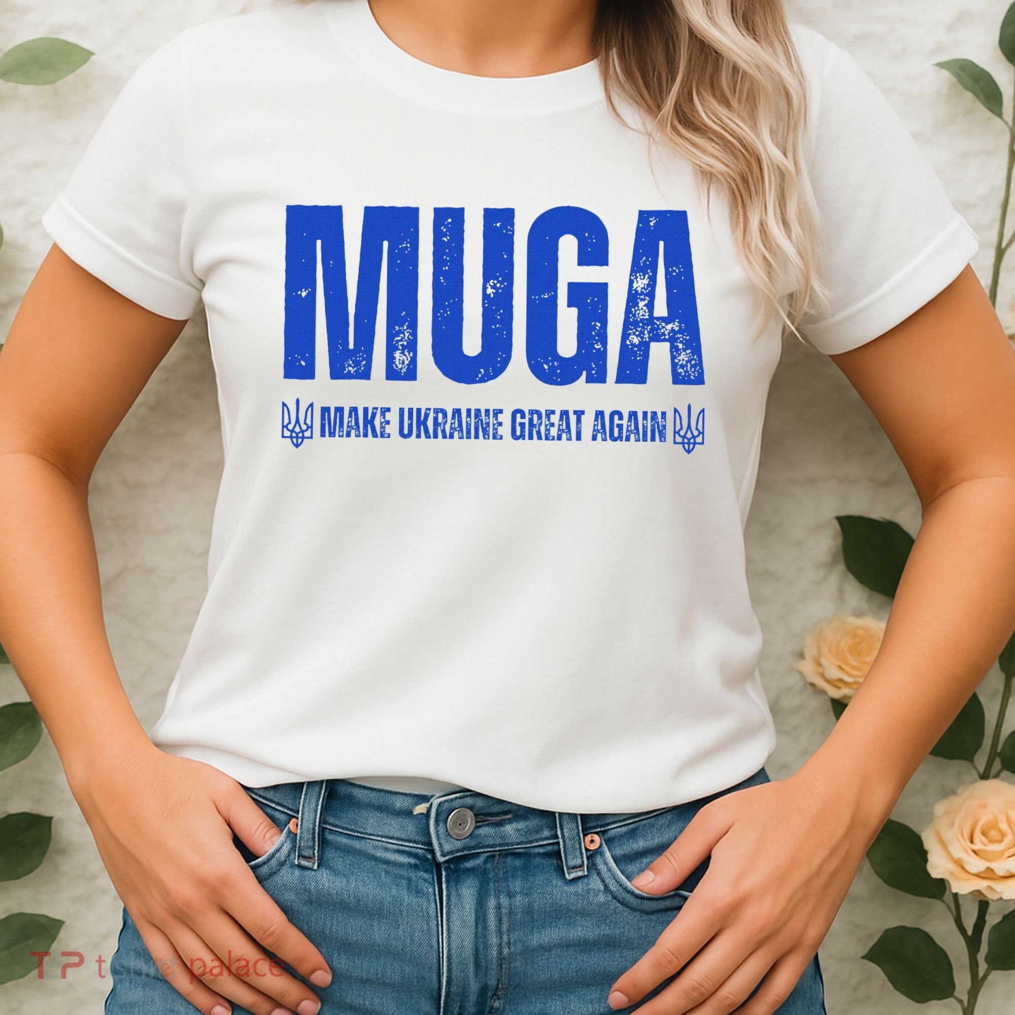 Muga Make Ukraine Great Again Support Women's T-Shirt