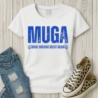 Muga Make Ukraine Great Again Support Women's T-Shirt thumb 3