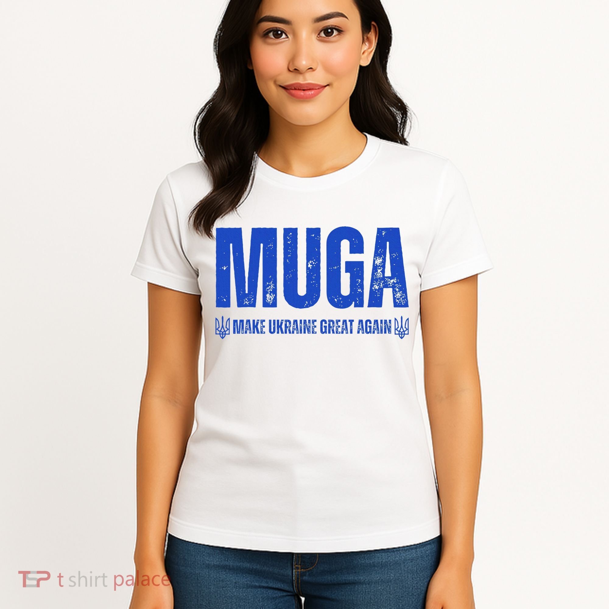 Muga Make Ukraine Great Again Support Women's T-Shirt
