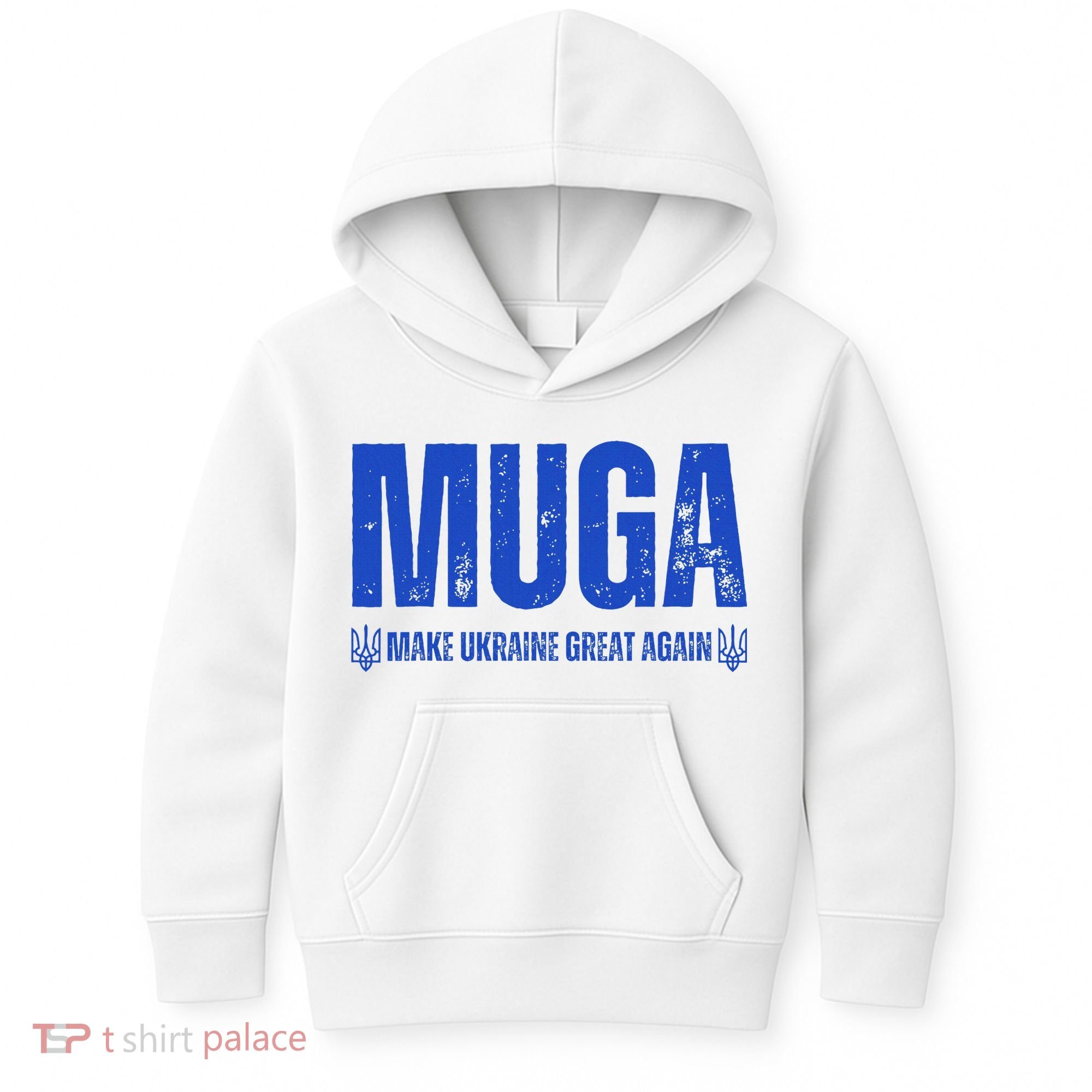 Muga Make Ukraine Great Again Support Kids Hoodie