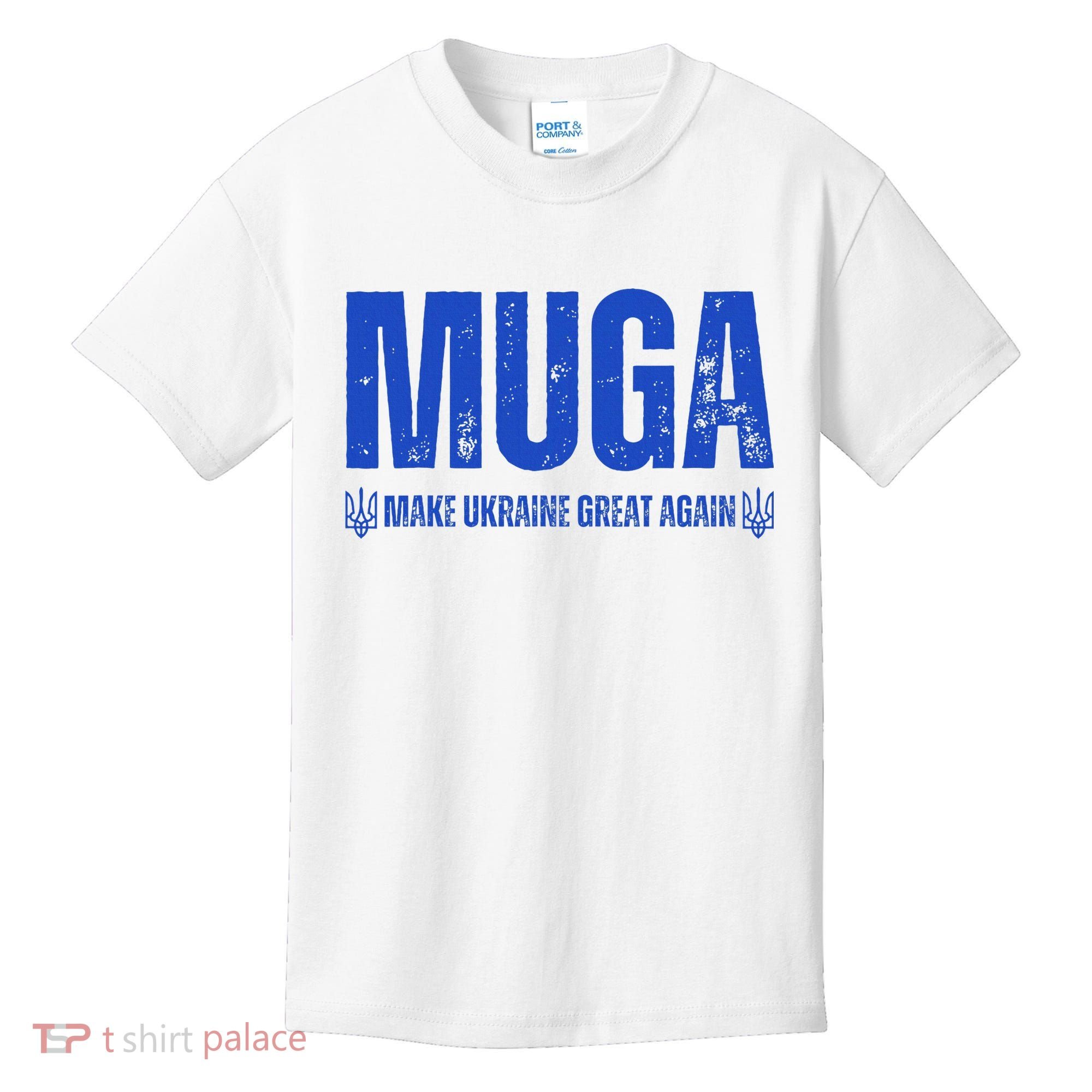 Muga Make Ukraine Great Again Support Kids T-Shirt