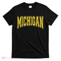 Michigan MI USA United States Font T-Shirt thumb 0