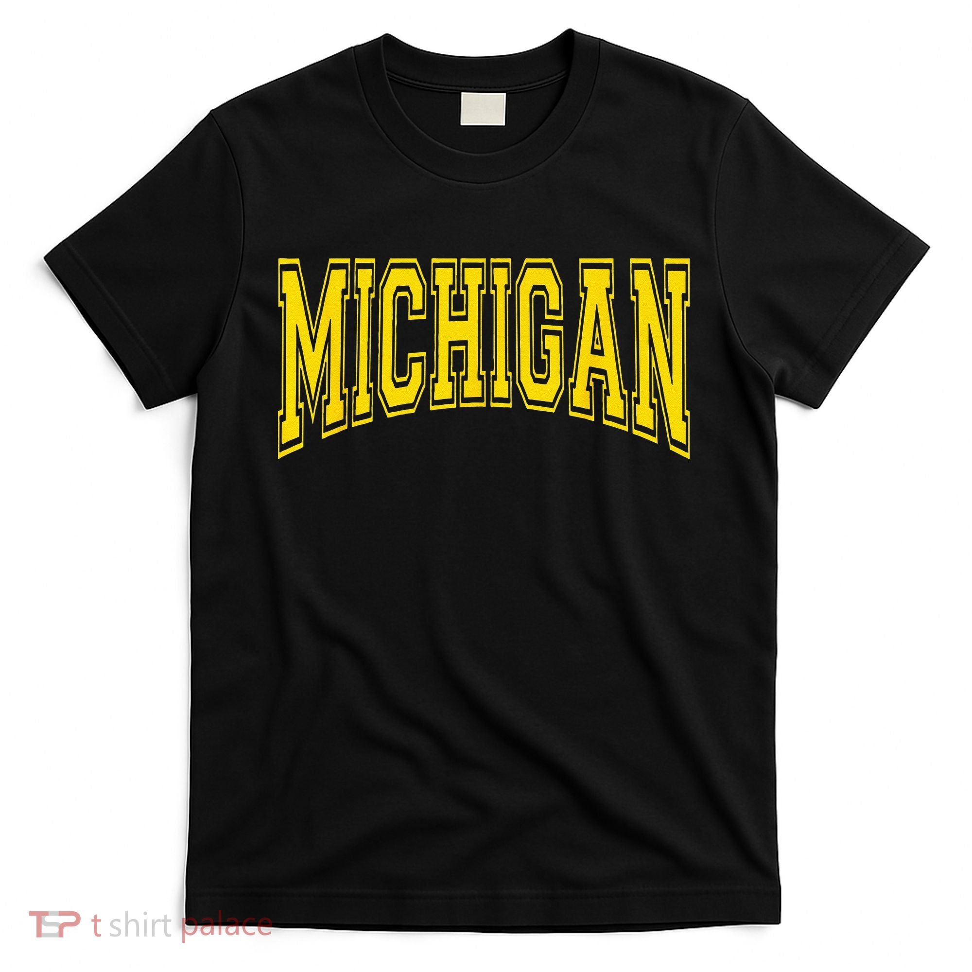 Michigan MI USA United States Font T-Shirt