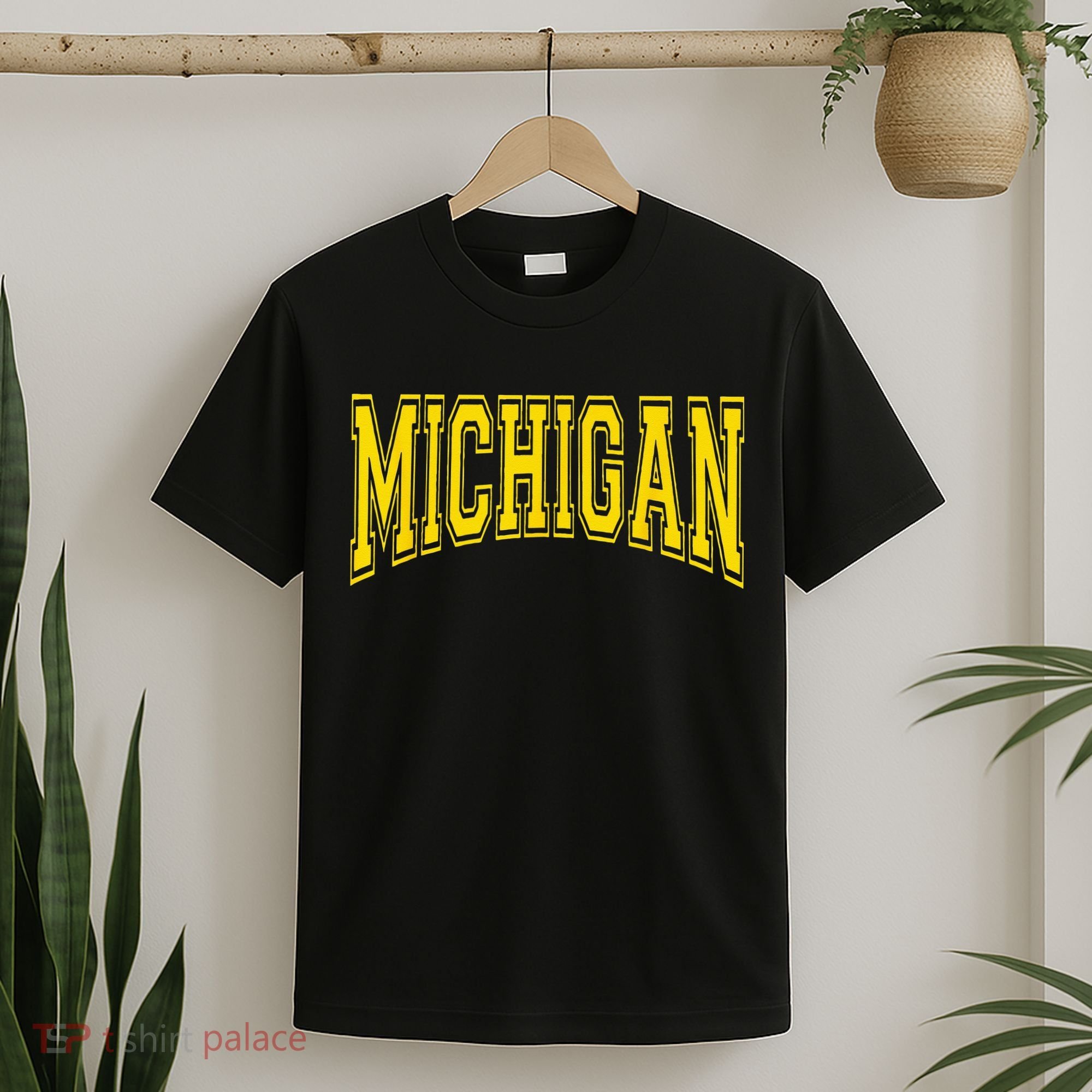 Michigan MI USA United States Font T-Shirt
