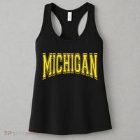 Michigan MI USA United States Font Women's Tank Top thumb 3