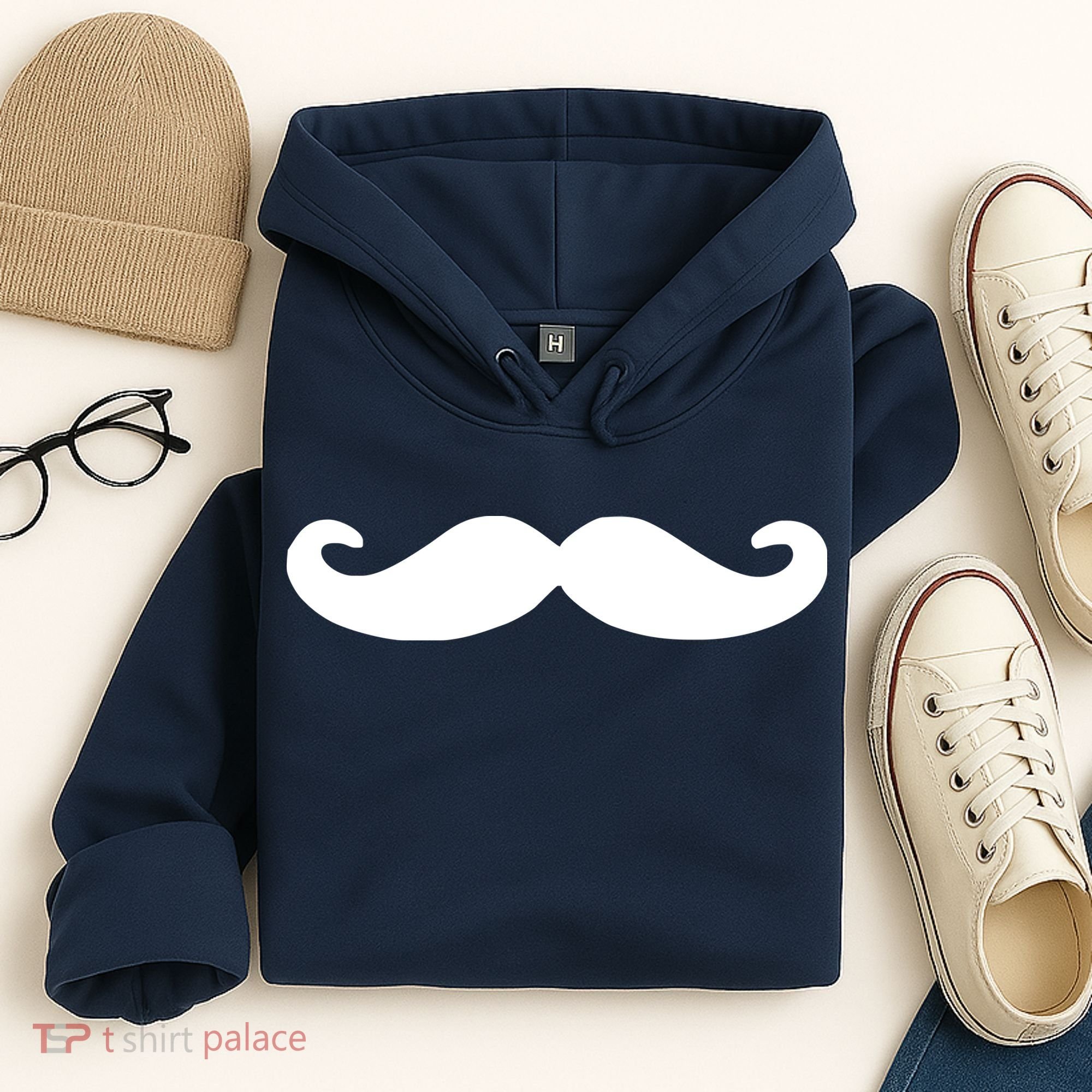 Mustache Hoodie