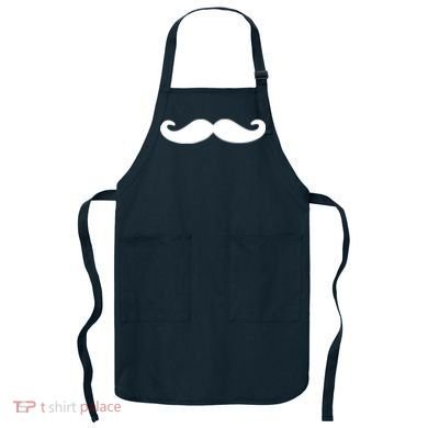 Mustache Apron