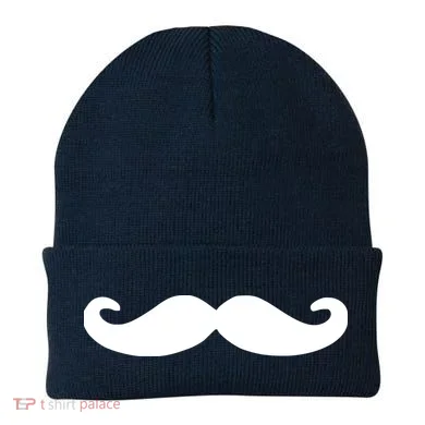 Mustache Beanie