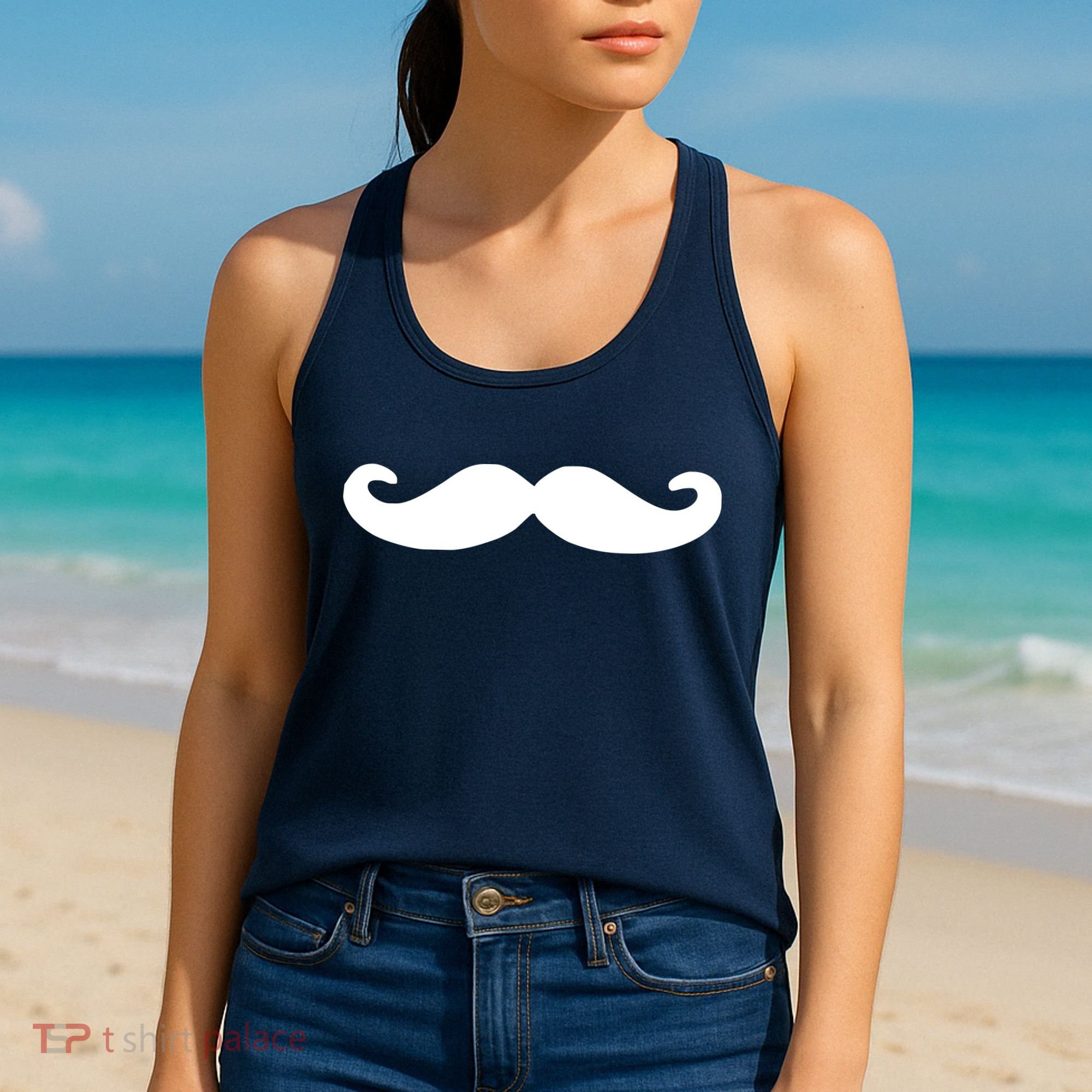 Mustache Women's Tank Top