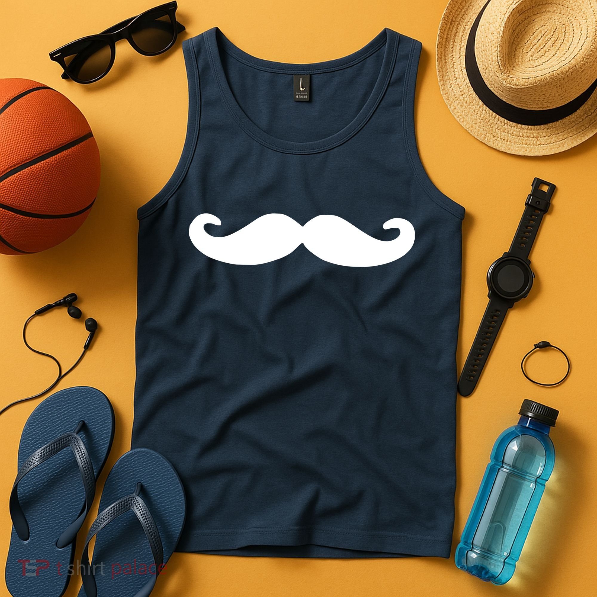 Mustache Tank Top