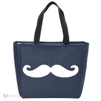Mustache Tote Bag