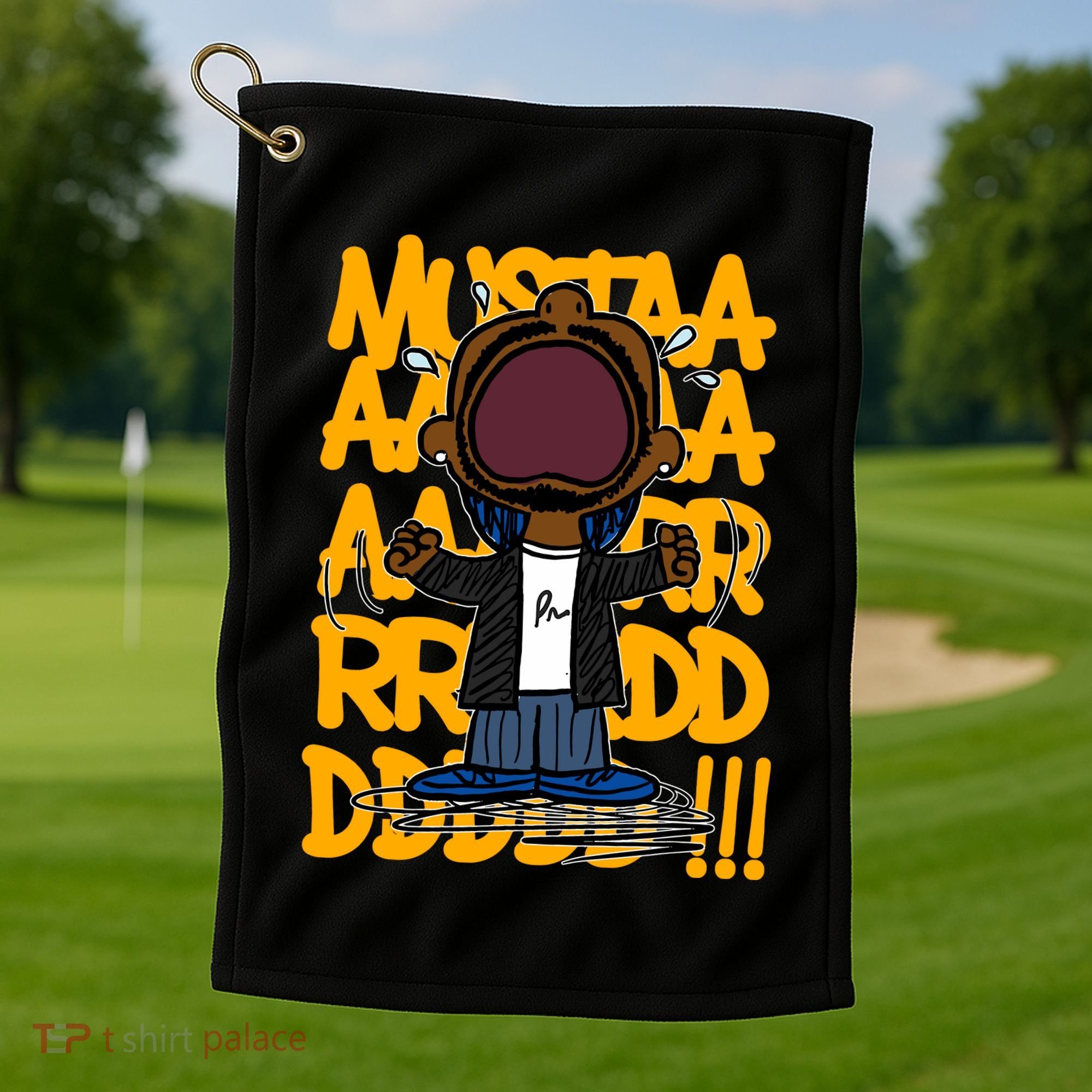 Mustard Golf Towel