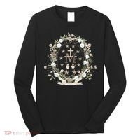 Marian Medal Virgin Mary Marian Cross Long Sleeve Shirt thumb 0