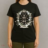 Marian Medal Virgin Mary Marian Cross T-Shirt thumb 4