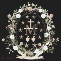 Marian Medal Virgin Mary Marian Cross Beanie thumb 2