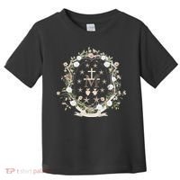 Marian Medal Virgin Mary Marian Cross Toddler T-Shirt thumb 0