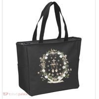 Marian Medal Virgin Mary Marian Cross Tote Bag thumb 2