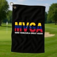 MVGA Make Venezuela Great Again Golf Towel thumb 1