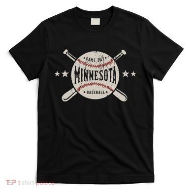 Minnesota Mn Vintage Baseball T-Shirt