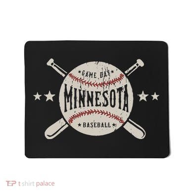 Minnesota Mn Vintage Baseball Mousepad