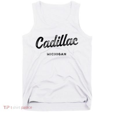 Michigan Mi Vintage Athletic Sports Script Tank Top