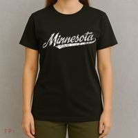 Minnesota Mn Vintage Sports Script Retro T-Shirt thumb 4