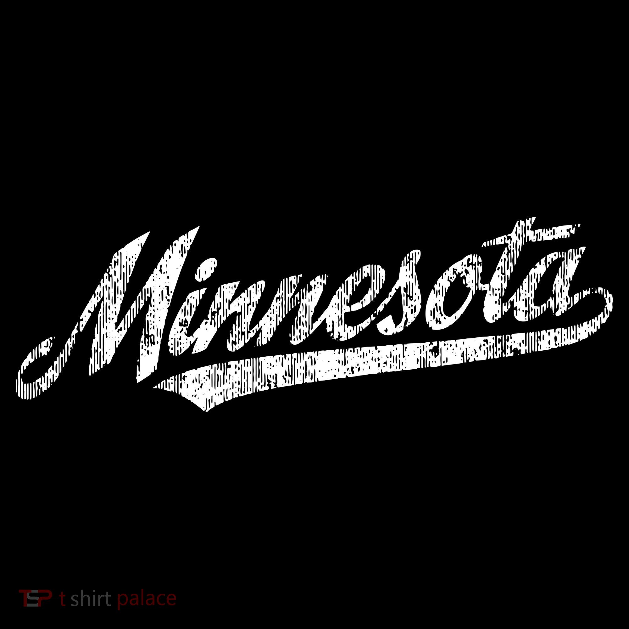 Minnesota Mn Vintage Sports Script Retro T-Shirt