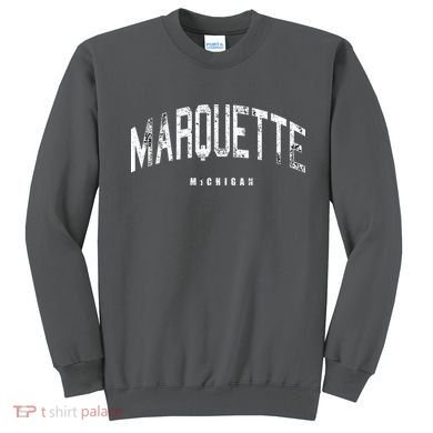 Marquette Michigan Vintage Logo Sweatshirt
