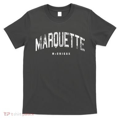 Marquette Michigan Vintage Logo T-Shirt