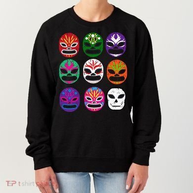 Masks Mexican Wrestling Mask Women's Sweatshirt