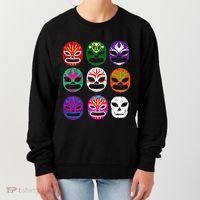 Masks Mexican Wrestling Mask Women's Sweatshirt thumb 0