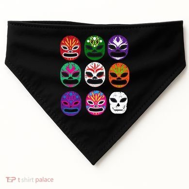 Masks Mexican Wrestling Mask USA-Made Doggie Bandana