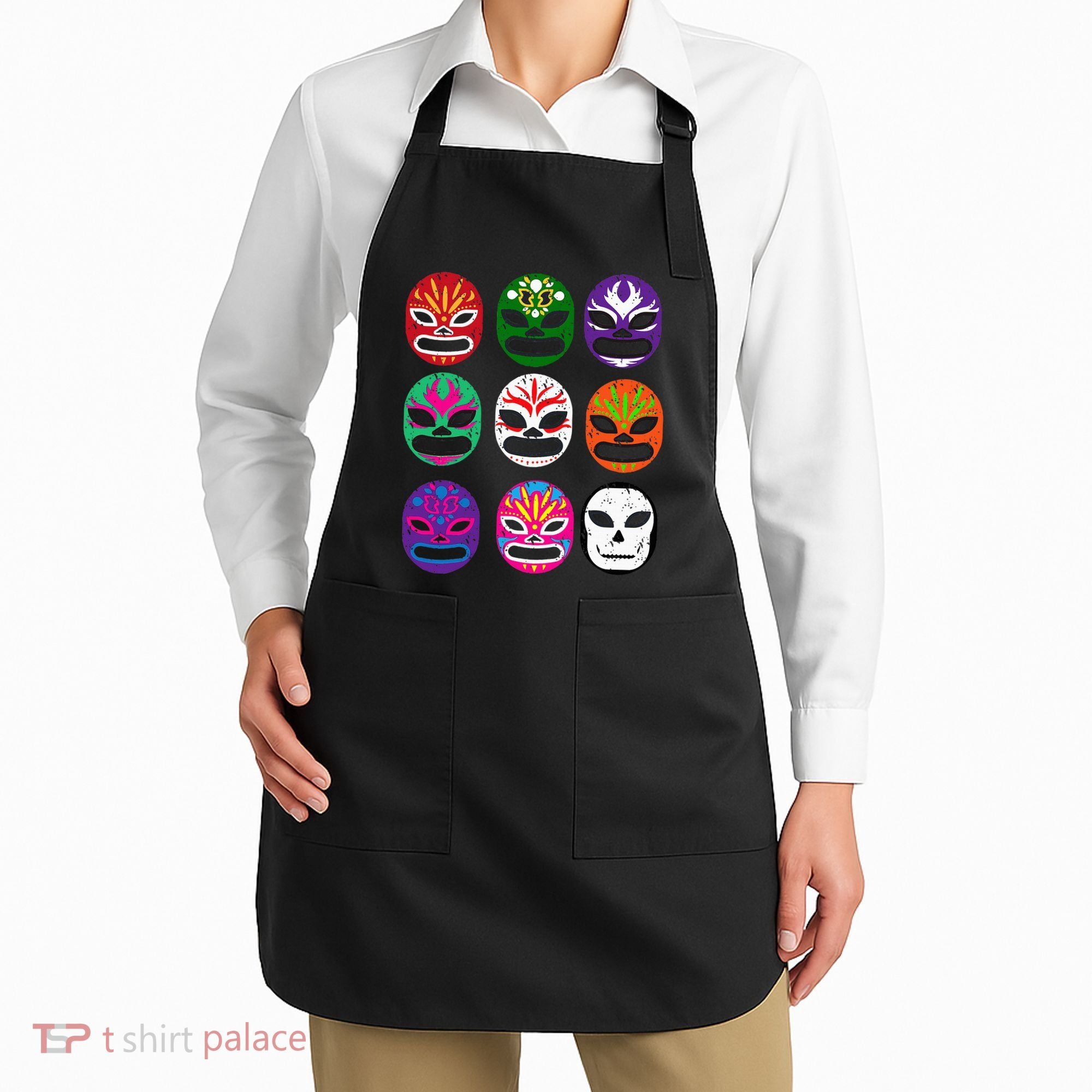 Masks Mexican Wrestling Mask Apron