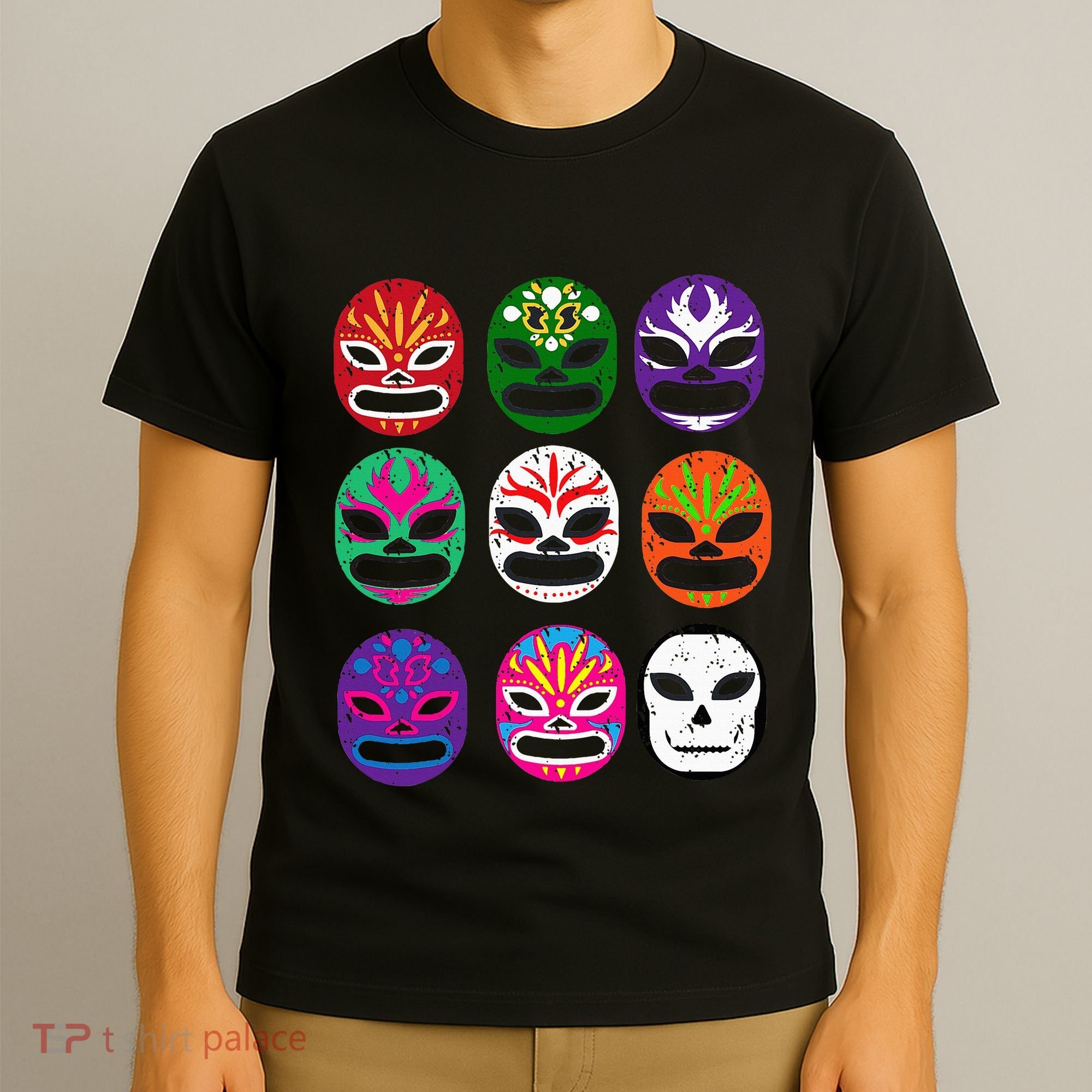 Masks Mexican Wrestling Mask T-Shirt