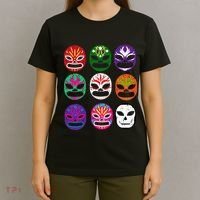 Masks Mexican Wrestling Mask T-Shirt thumb 4