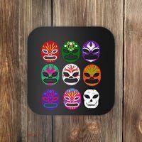 Masks Mexican Wrestling Mask Coaster thumb 0