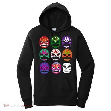 Masks Mexican Wrestling Mask Women's Hoodie