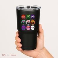 Masks Mexican Wrestling Mask Tumbler thumb 2