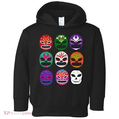 Masks Mexican Wrestling Mask Toddler Hoodie