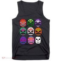 Masks Mexican Wrestling Mask Tank Top thumb 0