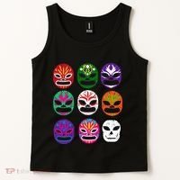 Masks Mexican Wrestling Mask Tank Top thumb 2
