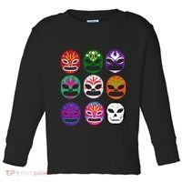 Masks Mexican Wrestling Mask Toddler Long Sleeve Shirt thumb 0
