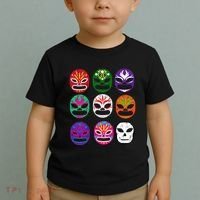 Masks Mexican Wrestling Mask Toddler T-Shirt thumb 2