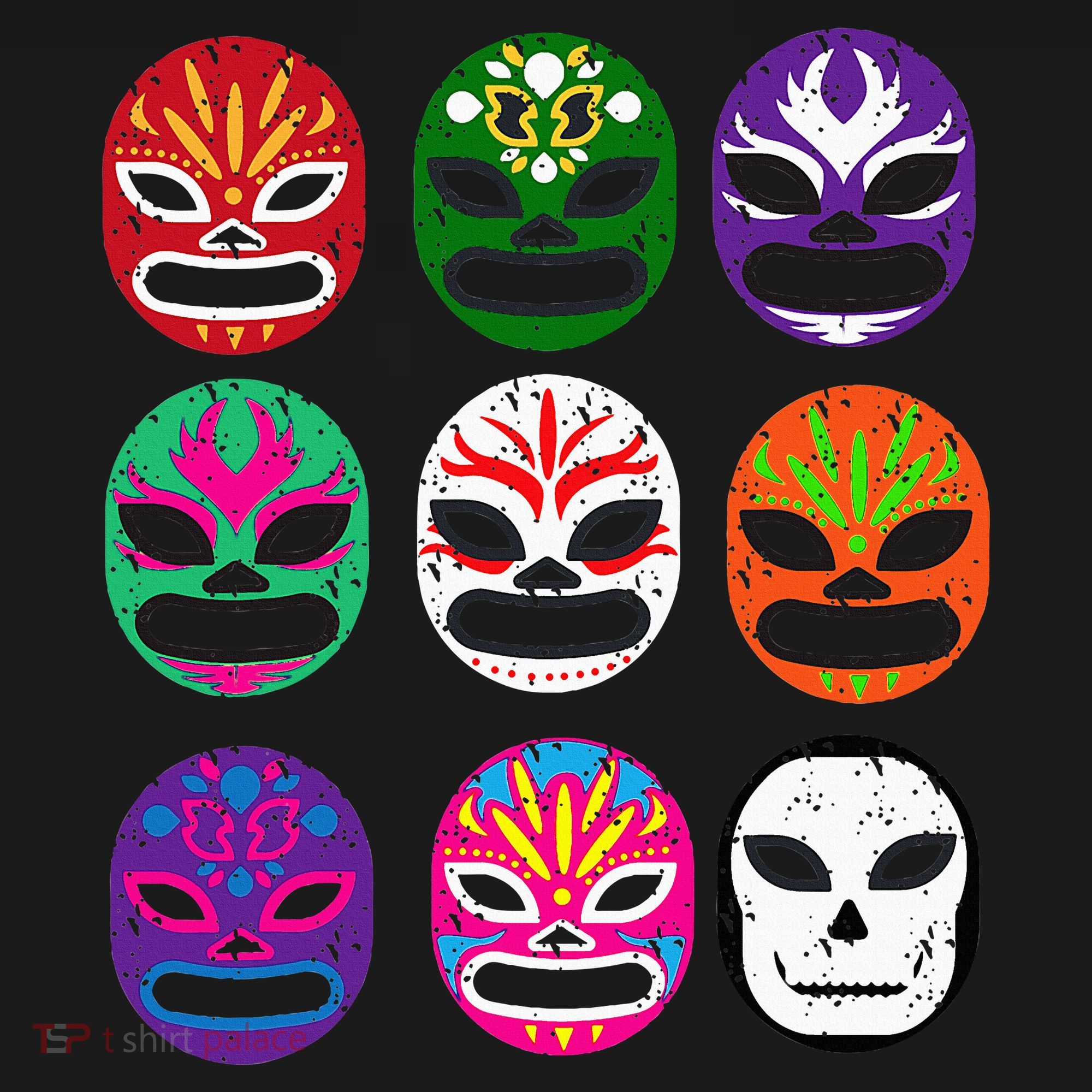 Masks Mexican Wrestling Mask Toddler T-Shirt